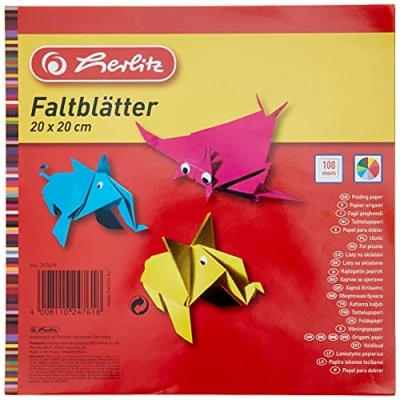 Abbildung von Herlitz 247619 Faltblätter 20 x cm, 100er Pack