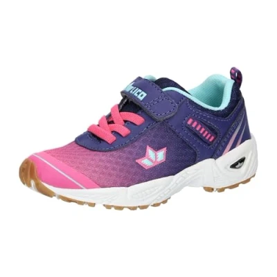 Abbildung von Lico Jungen Unisex Kinder Barney VS Hallenturnschuhe, Pink/Lila/Türkis, 25 EU