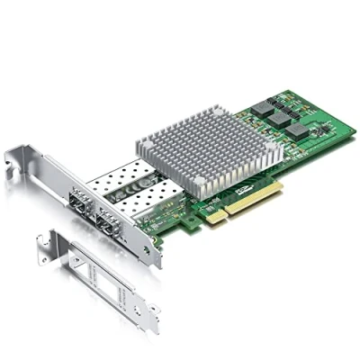 Abbildung von 10Gtek 10Gb PCI E NIC Netzwerkkarte, mit Broadcom BCM57810S Chipset, Dual SFP+ Port, Express Ethernet LAN Adapter Support Windows Server/Windows/Linux/VMware