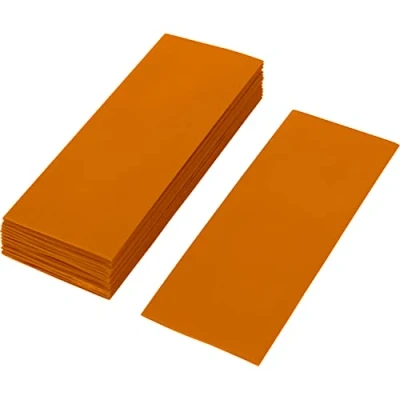 Abbildung von ISOLATECH 20 Stk PVC Schrumpfschlauch geschnittene 72mm Stücke braun ohne Kleber Flachmaß 30mm (Ø19,1mm) Schrumpfverhältnis 2:1 zum Isolieren von 18650 Akku Batterien unbeschriftet (Ø19,1mm 72mm)