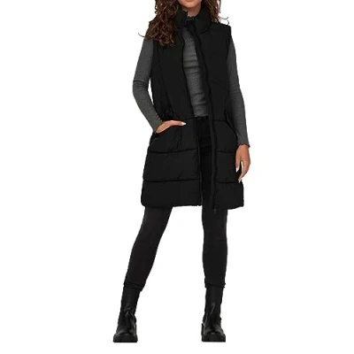 Abbildung von ONLY Onlmatilde LONG OTW NOOS Weste, Damen, Größe: XS, Black
