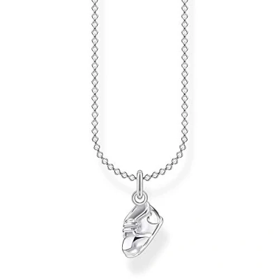 Abbildung von Thomas Sabo Damen Halskette Babyschuh silber 925 Sterlingsilber, 38 45 cm Länge
