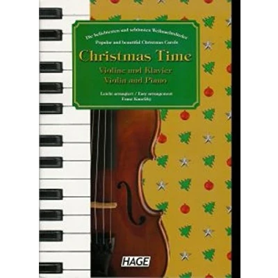 Abbildung von Christmas Time, 37 bekannte Weihnachtslieder für Violine und Klavier