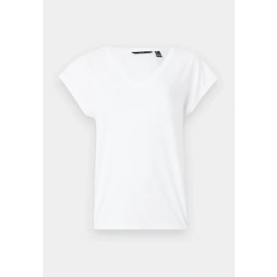 Abbildung von Vero Moda Vmluna Vneck TEE Tshirt basic, Damen, Größe: Small, Bright white