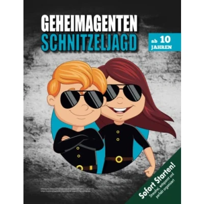 Abbildung von Geheimagenten Schnitzeljagd Kindergeburtstag ab 10 Jahren: Kreativ geplante Schatzsuche mit lustigen Hinweisen und spannender Fallermittlung Fußspuren &amp; Fingerabdrücke lesen (Bravo Schatzsuche)
