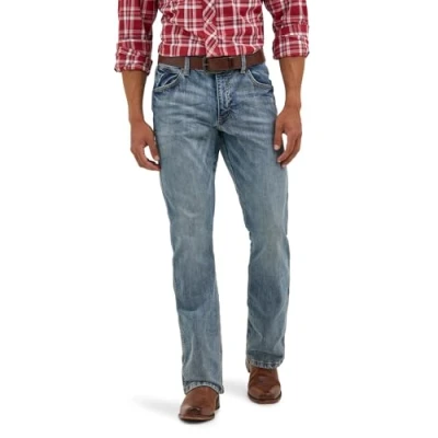 Abbildung von Wrangler Herren Retro Slim Fit Boot Cut Jeans, Greeley, 34W / 36L