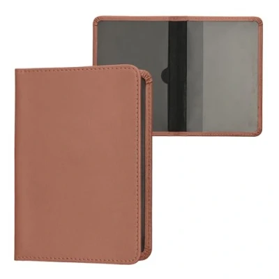 Abbildung von kwmobile Fahrzeugschein Hülle mit Kartenfächern Kunstleder Etui Tasche für Auto Zulassungsbescheinigung Führerschein Dark Rose