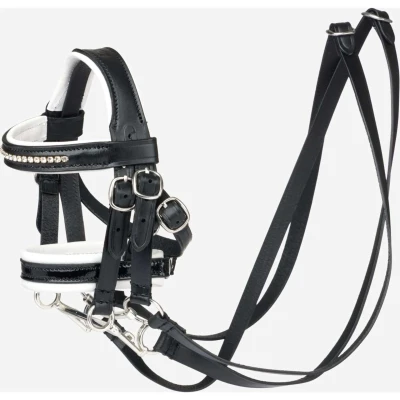 Abbildung von LeMieux Toy Pony Stangen und Trensenzaum Schwarz