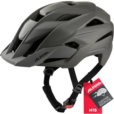 Abbildung von ALPINA KAMLOOP Individuell Anpassbarer, Leichter &amp; Sicherer Fullface Fahrradhelm Mit Kinnbügel Für Erwachsene, coffee grey matt, 51 55 cm