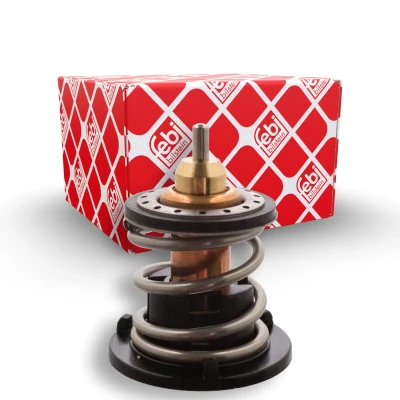 Abbildung von FEBI BILSTEIN 109338 Kühlwasserthermostat 80 AUDI: A3 Sportback, VOLKSWAGEN: Polo V Hatchback, SKODA: Fabia III Hatchback