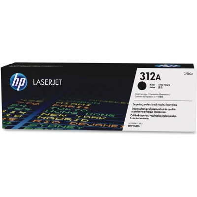 Abbildung von HP 312A (CF380A) Schwarz Original Toner für Color Laserjet Pro MFP M476, Einzelpack