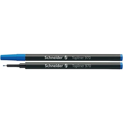 Abbildung von Schneider Topliner 970 Fineliner Mine (passend für 911, 0,4 mm) 10er Packung blau