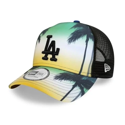Abbildung von New Era Los Angeles Dodgers MLB Cap Trucker verstellbar Basecap Kappe Snapback Summer City grün One Size