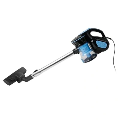 Abbildung von Emerio UVE 123109, Staubsauger Zyklon 2in1 Hand &amp; Bodensauger mit starken 600 Watt, HEPA Filter, kraftvoller 17.000 Pa Saugkraft, 5m Kabellänge und verstellbares Teleskoprohr, Schwarz, W, 0.5 liters