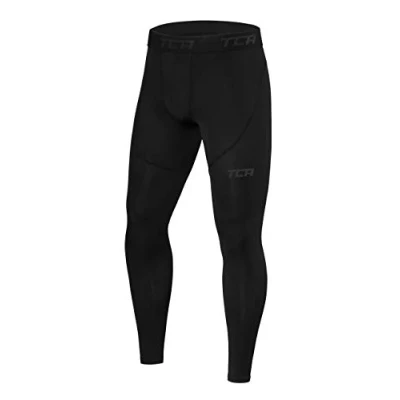 Abbildung von TCA Jungen Pro Performancance Leggings, Kompressionshose, Sporthose, Lang Schwarz, 6 8 Jahre