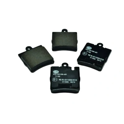 Abbildung von HELLA 8DB 355 008 451 Bremsbelagsatz für Verschleißwarnanzeiger vorbereitet MERCEDES BENZ: C Class Saloon, E CLK Coupe