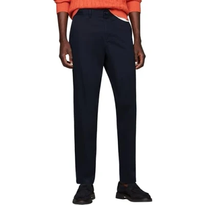 Abbildung von Tommy Hilfiger Herren Chino Hose Harlem Tapered Fit, Blau (Desert Sky), 32W/28L