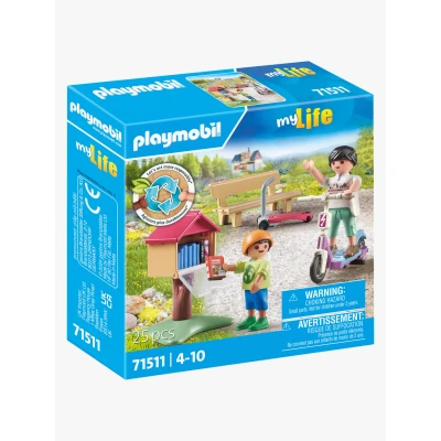Abbildung von Playmobil 71511 My Life Bausatz Büchertausch für Leseratten