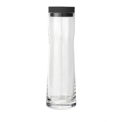Abbildung von blomus SPLASH Wasserkaraffe aus Glas, Magnet, 1 Liter Fassungsvermögen, Silikon / Edelstahldeckel, einfache Handhabung, (H B T: 29,5 x 9 cm, Farbe: 63785)