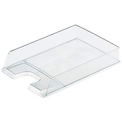 Abbildung von Esselte Briefkorb, A4, 10er Pack, Transparent, Glasklar, Europost, 623603