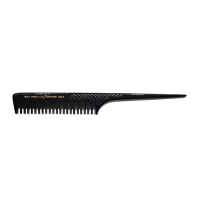 Abbildung von Hercules Sägemann 189 R 499 Profi Toupierkamm Naturkautschuk 8 Zoll Haarkamm mit wechselnder Zahnung 2/1 Toupier Kamm Stielkamm Grip Back (189R)