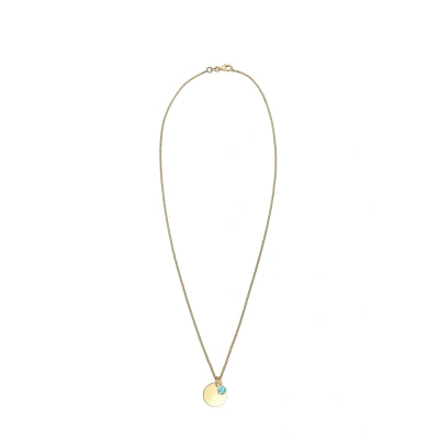 Abbildung von Elli Birthstone November Halskette, Damen, Größe: 45, Türkis
