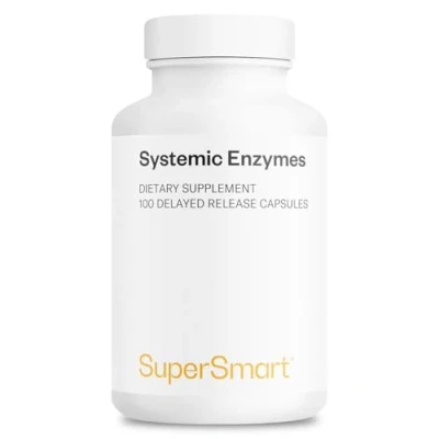 Abbildung von Systemische Enzyme Starke entzündungshemmende Wirkung 8 Pankreatin Brommelain Protease Trypsin Lipase Papain Peptidase Chymotrypsin Vegan DrCaps™ Supersmart