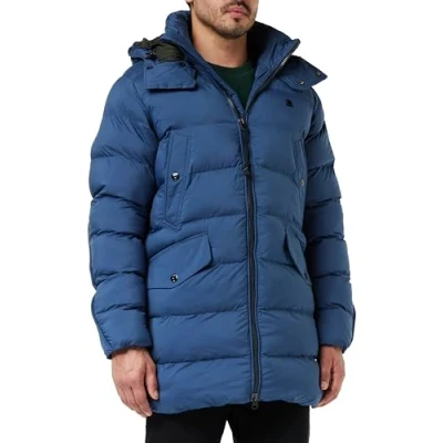 Abbildung von G Star Whistler Padded Hooded Parka Wintermantel, Herren, Größe: Medium, Rank blue