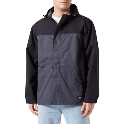 Abbildung von Dickies, Herren, Dickies Wasserdichte Regenjacke, Holzkohle, L