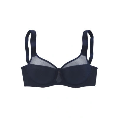 Abbildung von Lascana Bügel BH, Damen, Größe: 80D, Dunkelblau