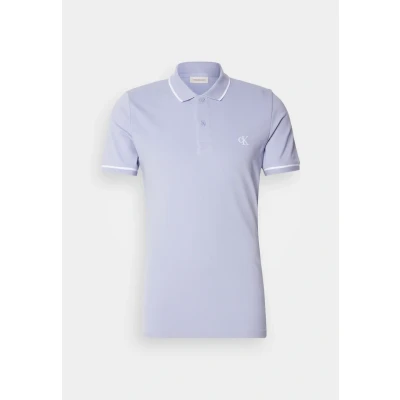 Abbildung von Calvin Klein Jeans Tipping SLIM Poloshirt, Herren, Größe: XXL, Aleutian