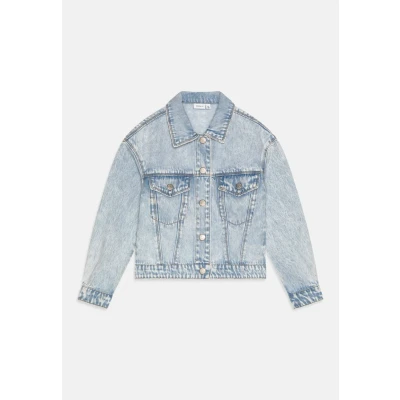 Abbildung von Name it Nkfmila Jeansjacke für Kinder, Größe: 104, Light blue bleached denim