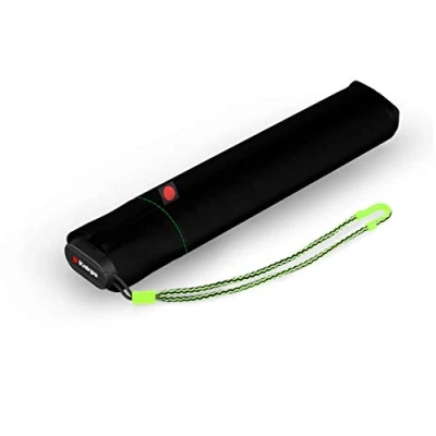 Abbildung von Knirps Taschenschirm Ultra US.050 Slim Manual leicht und flach Sturmfest Windproof 21 cm Neon Black