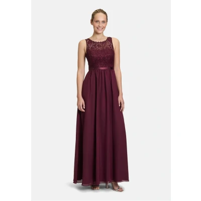 Abbildung von Vera Mont Cocktail MIT Spitze Maxikleid, Damen, Größe: 30, Deep dahlia