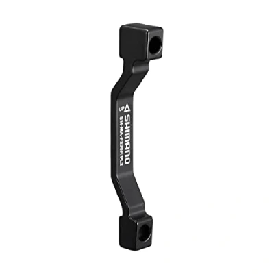Abbildung von Shimano 4550170897819 Bremszangenwechsler von 200 bis 220 mm Pfostenmontage, Schwarz, Front Post mount