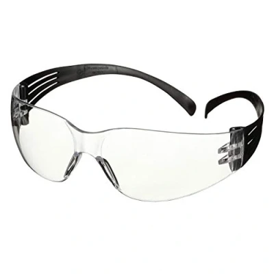 Abbildung von 3M SecureFit 100 Schutzbrille, schwarze Bügel, Antikratz /Antibeschlag Beschichtung, klare Scheibe, SF101AF BLK, 5 Stück/Polybeutel