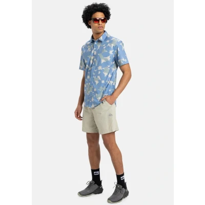 Abbildung von Quiksilver Volley RIP MIT Elastischem BUND Outdoor Shorts, Herren, Größe: Large, Beige