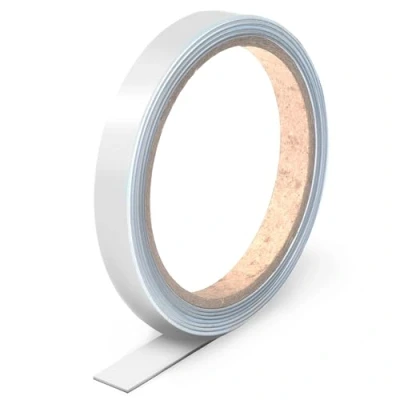 Abbildung von Selbstklebende Stahlblech Magnet Wandleiste als Haftgrund für Magnete I 19 mm Breit 2,5 Meter Lang Magnetleiste einfach zuschneidbar mag_244
