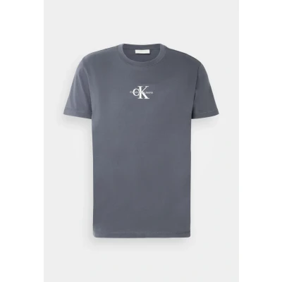 Abbildung von Calvin Klein Jeans Monologo TEE Tshirt basic, Herren, Größe: XL, Ebony