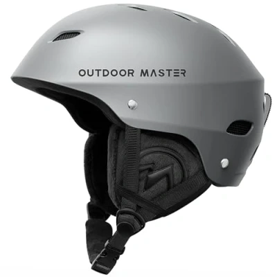 Abbildung von OutdoorMaster Kelvin Skihelm Snowboardhelm für Herren, Damen &amp; Jugendliche (S, Navy Blau)