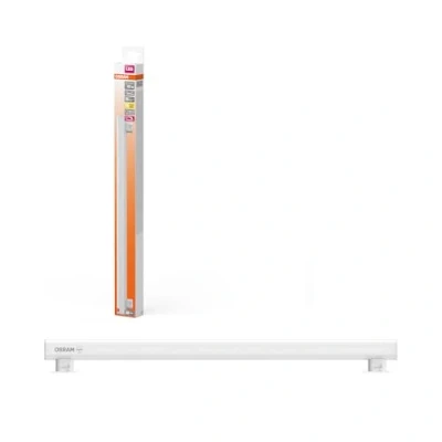 Abbildung von OSRAM LEDinestra stabförmige LED Lampe aus gefrostetem Kunststoff, S14s Fassung, dimmbar, warmweißes Licht mit 2700 K, 50 cm lang, 4.7 W, 470 lm, ausgezeichnete Farbwiedergabe CRI 90, EEK F.