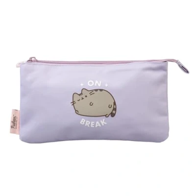 Abbildung von Grupo Erik: Pusheen Dreifach Federmäppchen, Lila, Federmäppchen