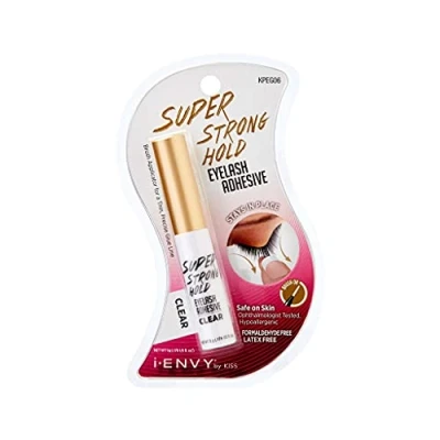 Abbildung von Kiss I Envy Wimpernkleber, extrastarker Halt, transparent, 5 g