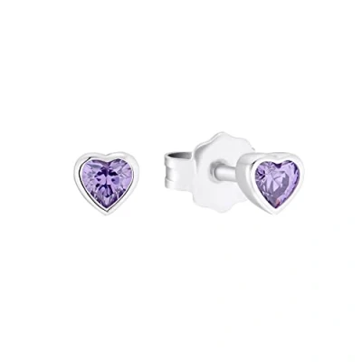 Abbildung von Prinzessin Lillifee Stecker Ohrringe für Kinder, Größe: One Size, Lila