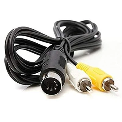 Abbildung von WiCareYo AV Audio Video Composite TV Kabel für Genesis 1 Mega Drive Master System