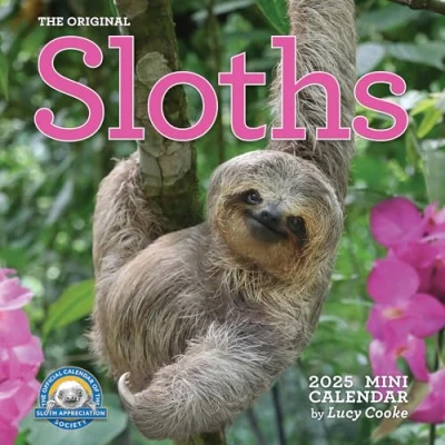 Abbildung von Original Sloths Mini Wall Calendar 2025: Celebrate Life in the Slow Lane