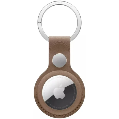 Abbildung von Apple AirTag Anhänger Original FineWoven Key Ring / Beige