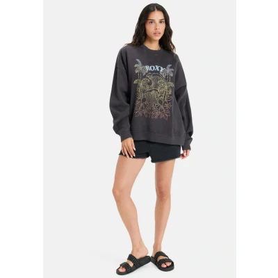 Abbildung von Roxy Lineup CREW Sweatshirt, Damen, Größe: XS, Tarmac