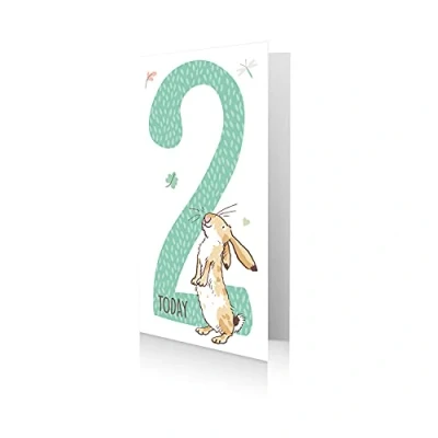 Abbildung von Danilo Promotions Geburtstagskarte zum 2. Geburtstag, Guess How Much I Love You, 22,9 x 12,7 cm
