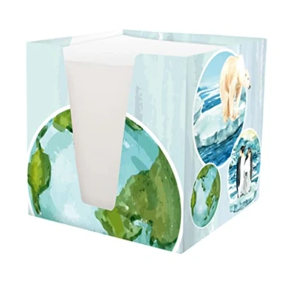Abbildung von RNKVERLAG 46799 Notizklotz World mit 900 Blatt, 92 x mm, 1 Stück